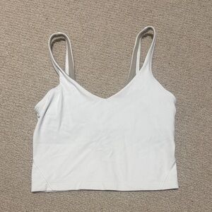 Lulu white align tank